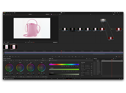 Visual representation of high-end media production