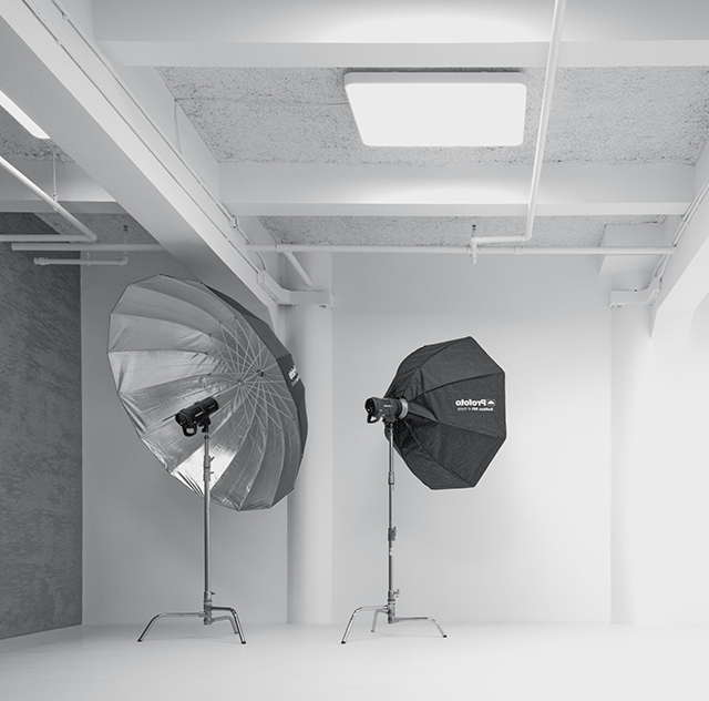High-ceiling studio space for rent at Kanvid Studio 2